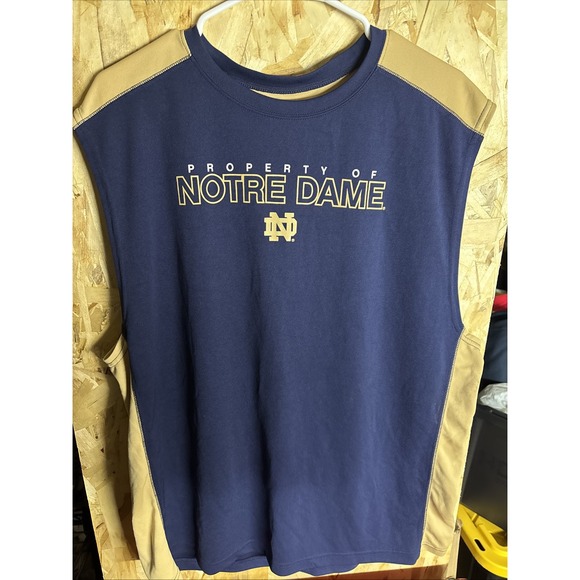 Property of Notre Dame workout shirt, pro edge, XL men's - Picture 1 of 3